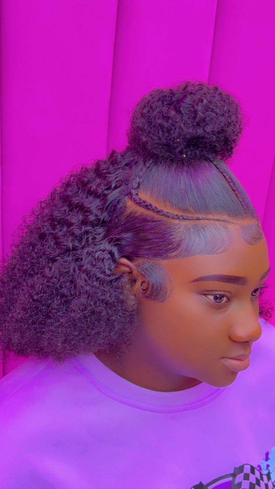 Afro curly Brazilian human hair - Image 2